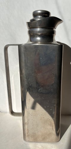 Cassetti , thermos silver plated , modern Firenze .