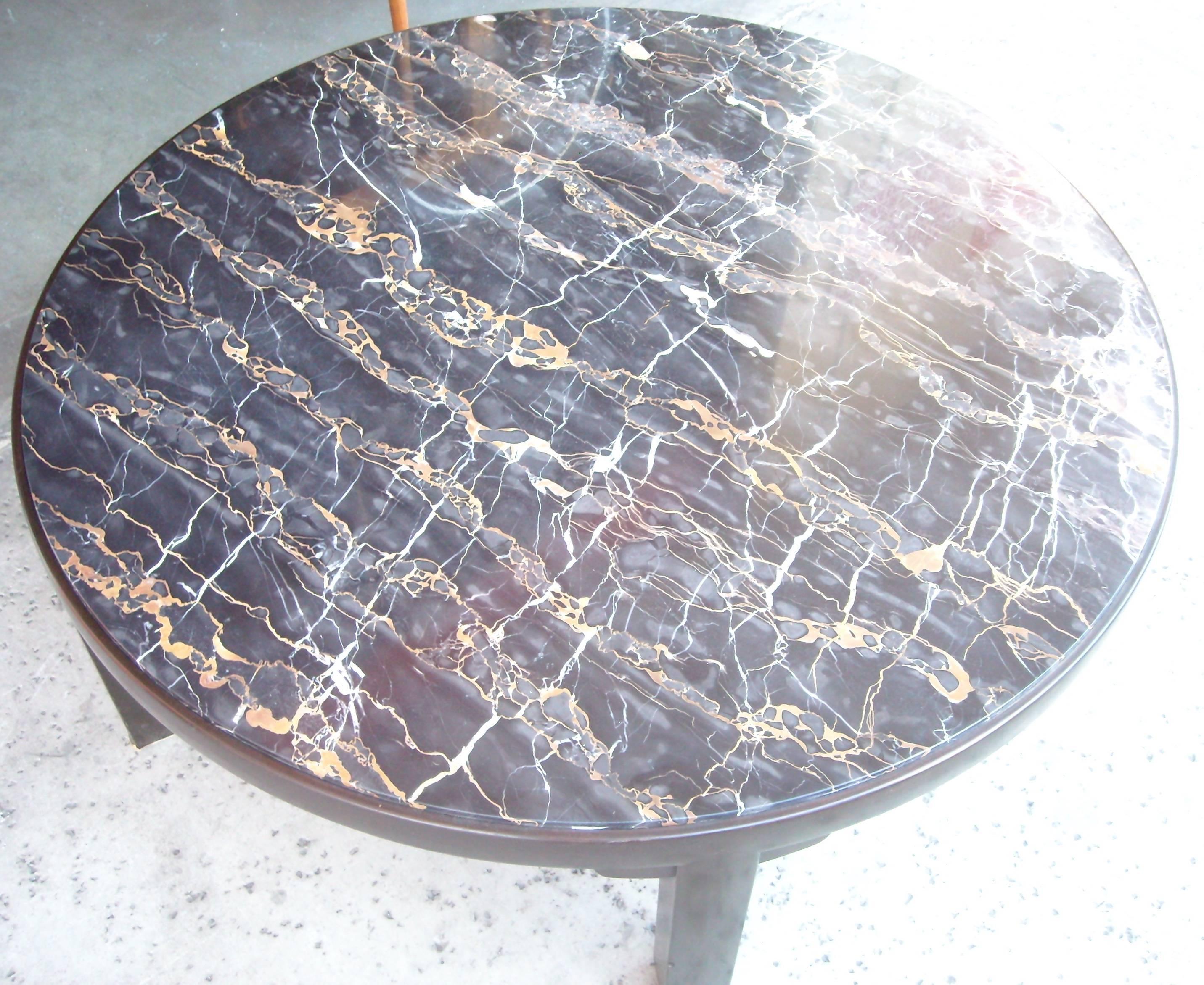 Edward Wormley Marble Coffee Table/Cocktail for Dunbar, Labels In Excellent Condition In Los Angeles, CA