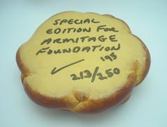 Jeff Koons "Brot mit Ei" Grün:: signiert und datiert:: Pop Art