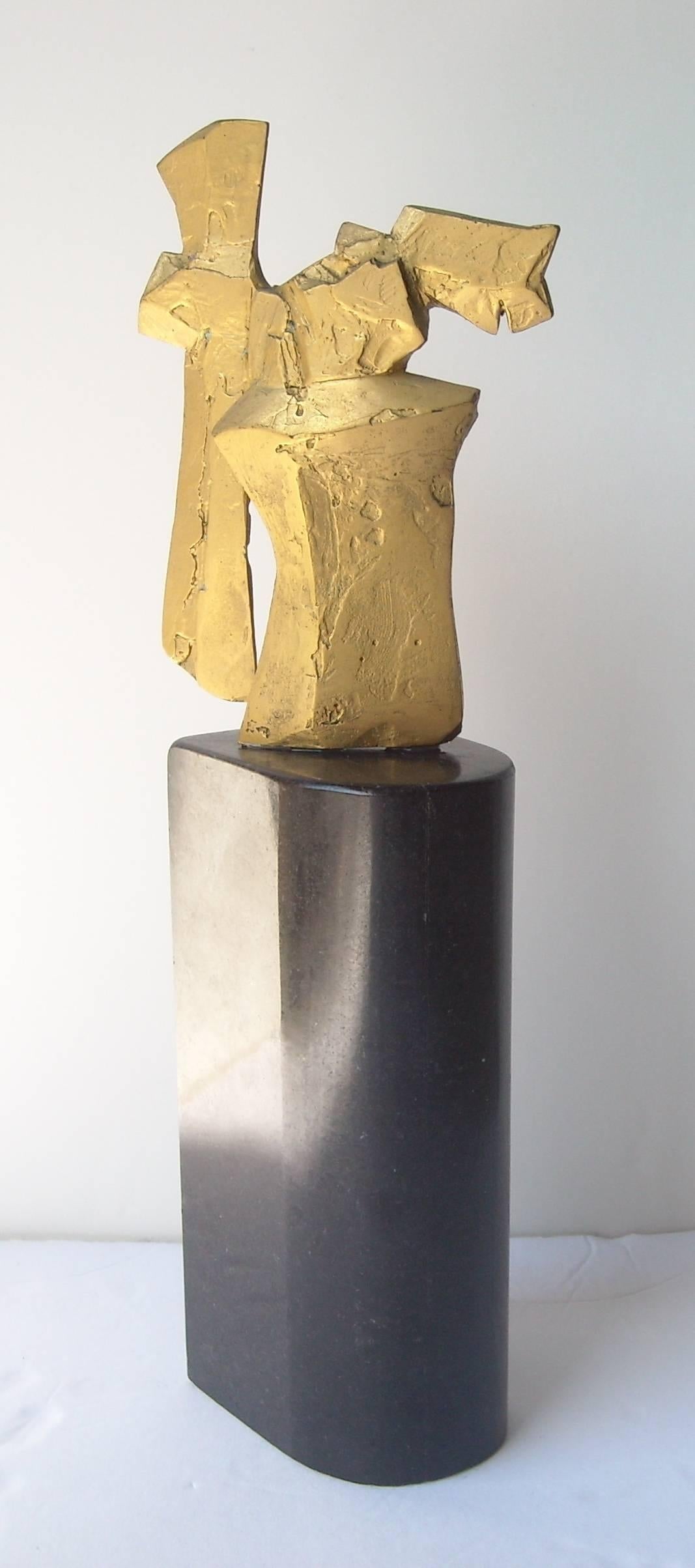 Post-Modern Dimitri Hadzi Abstract Bronze Sculpture 
