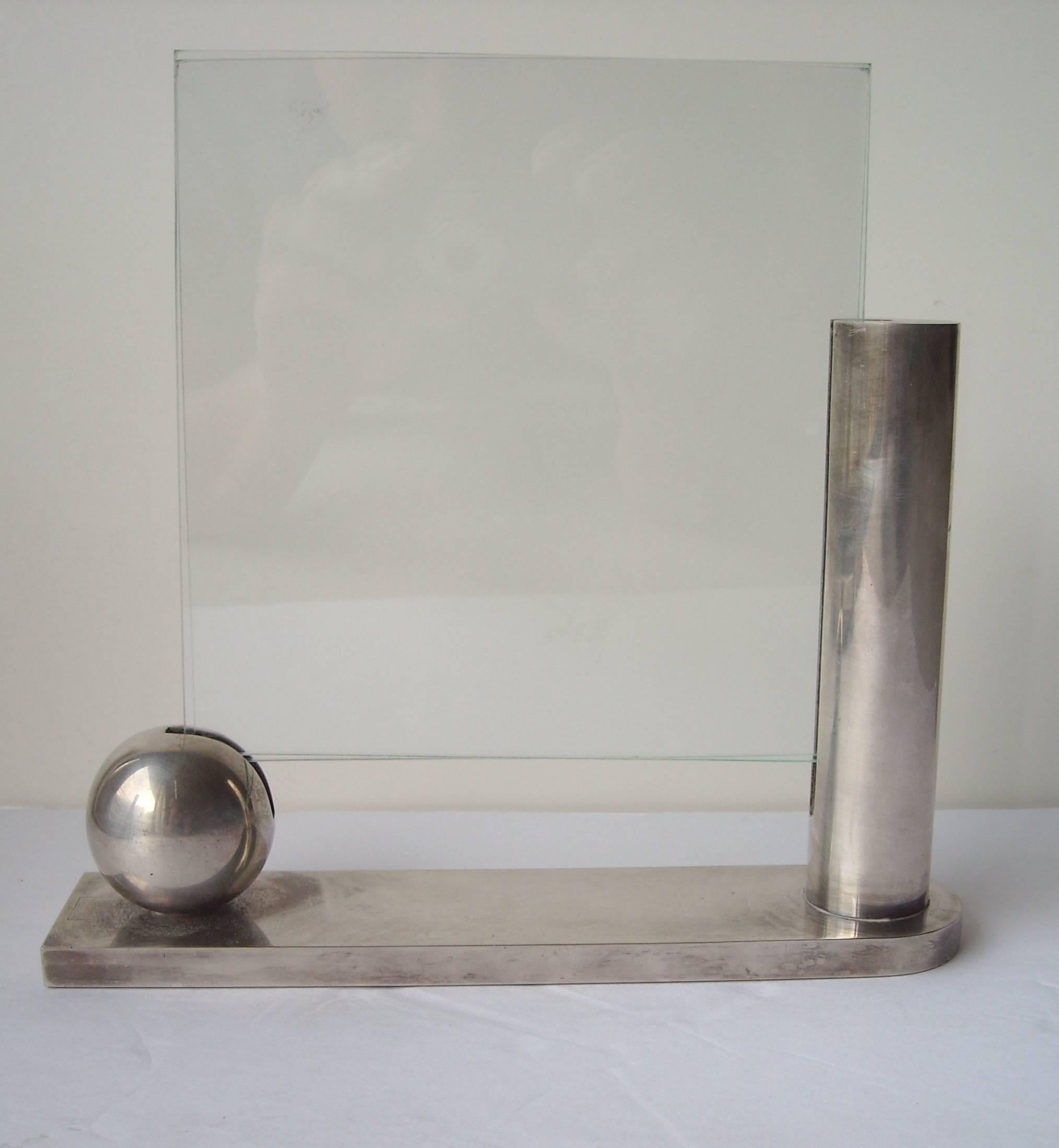 Richard Meier, Three Silver Plate Picture Frames for Swid Powell, Stamped In Excellent Condition In Los Angeles, CA