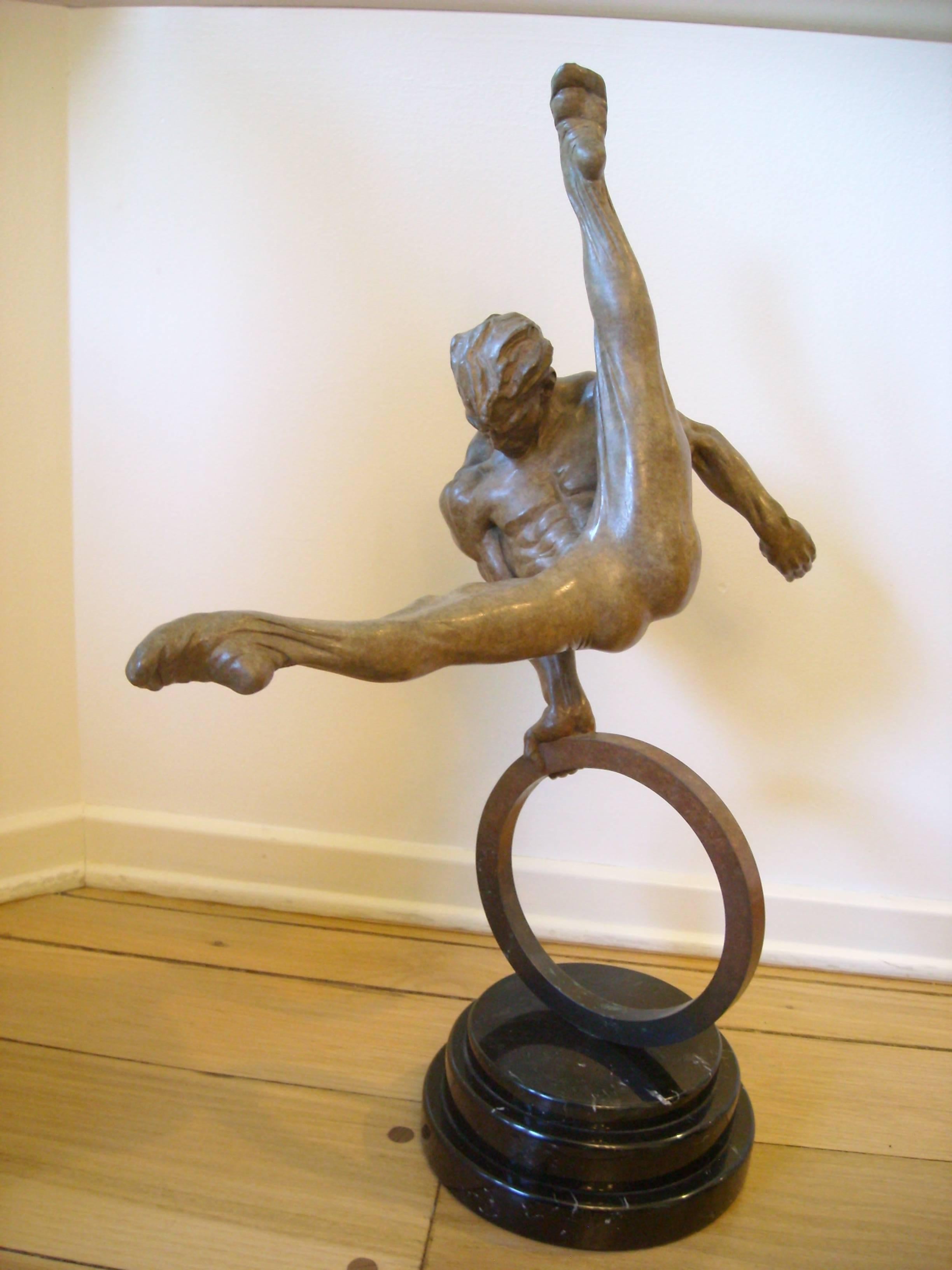 Great bronze by the well known artist Richard McDonald. signed, dated 95, edition  113/250