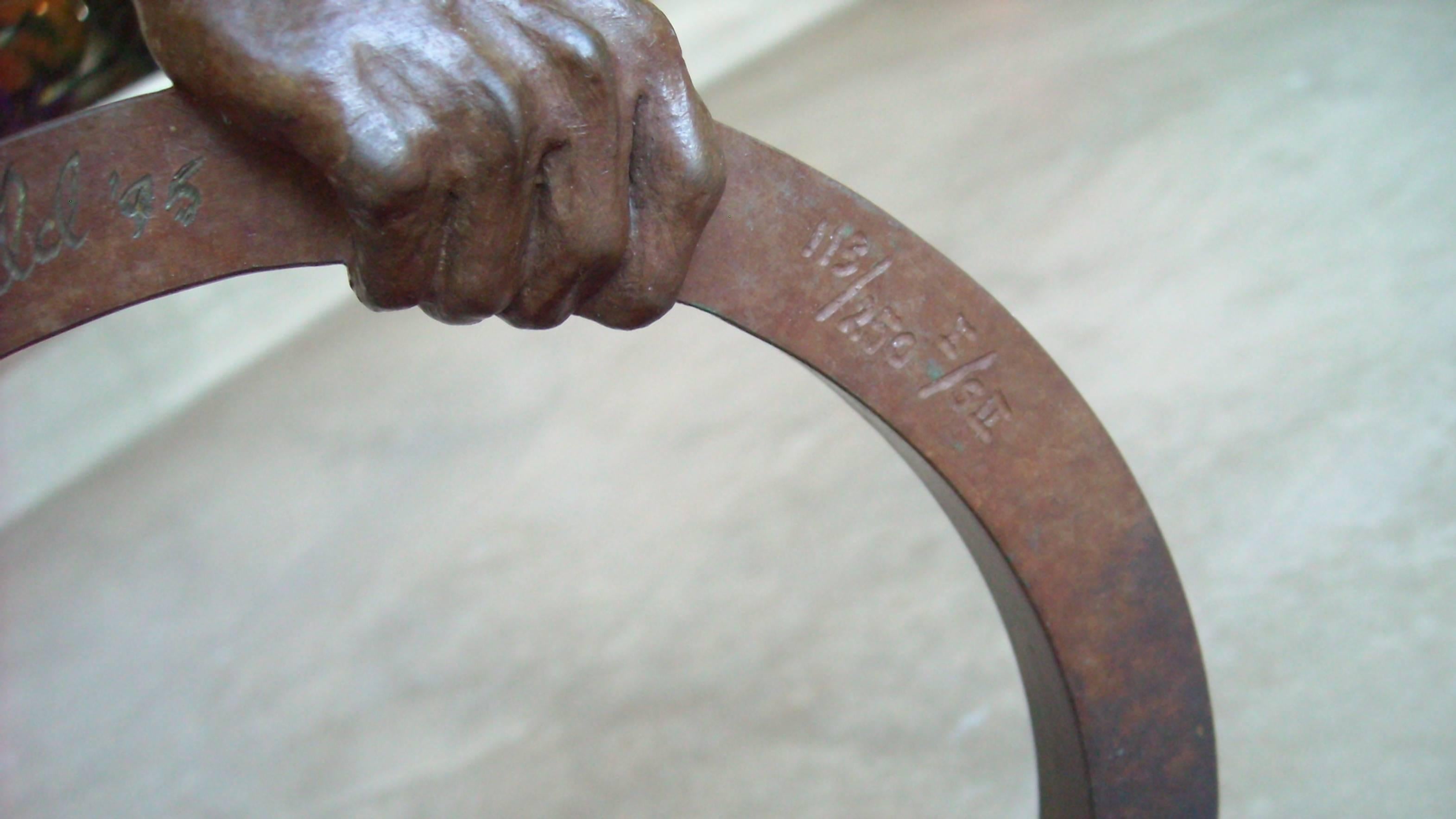 American Richard MacDonald Athlete Bronze, Signed, Dated, Numbered 113/250