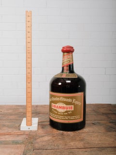 Vintage 1950s Drambuie Scotch Whisky advertising/display bottle 2 Gallons
