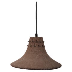 Pendelleuchte im Mid-Century-Modern-Stil mit skandinavischen Brutalismus-Elementen aus Keramik