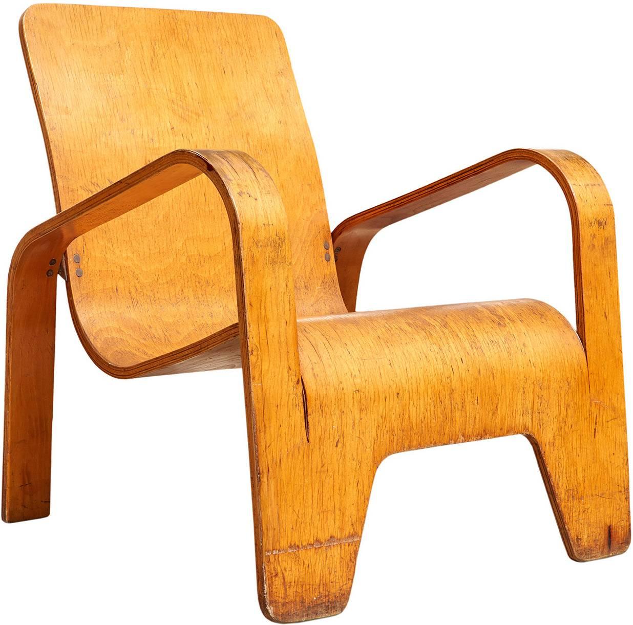 "Lawo" Lounge Chair by Han Pieck For Sale