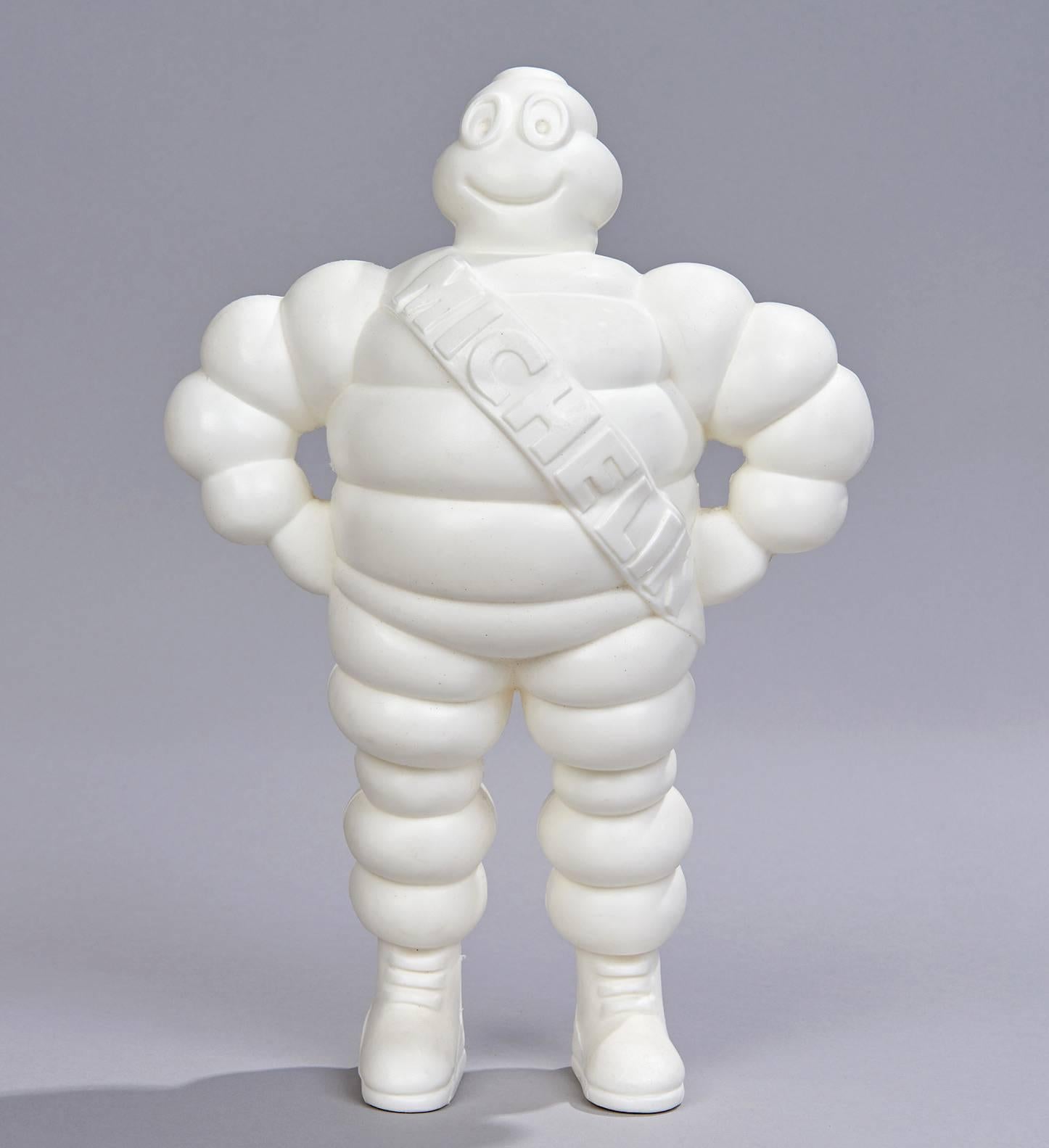 Bibendum, the Michelin Man, is one of the oldest trademarks in the world (he was born in 1894) and one of the best-loved. Three-dimensional Bibendum figures of all sizes were used throughout the 1900s to promote Michelin's products, from their