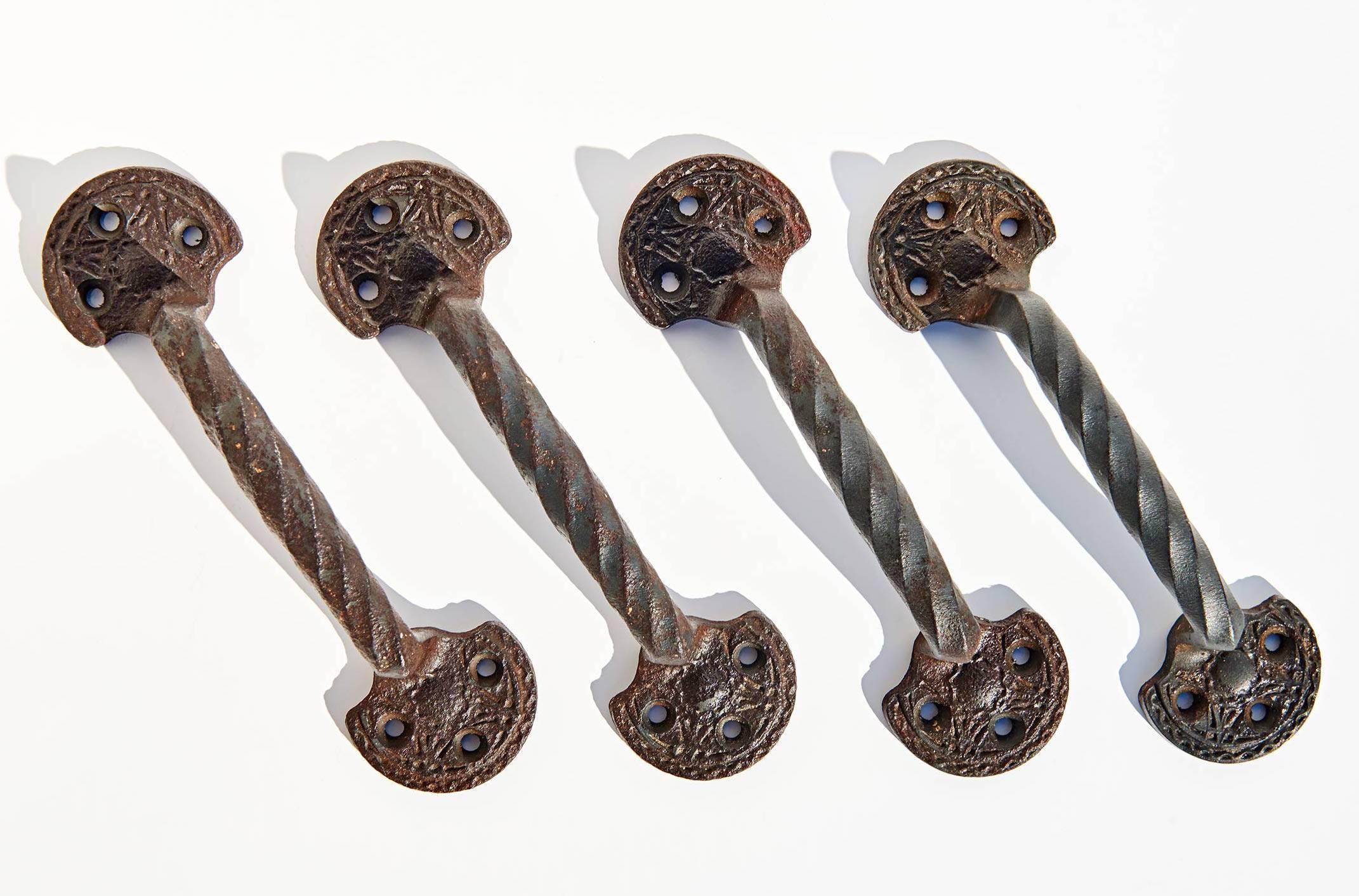 Bronzed Four Iron Pulls by Louis Sullivan For Sale