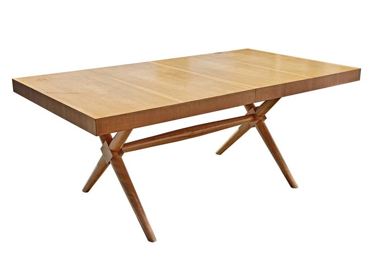 "X Base" Dining Table by T.H. RobsjohnGibbings at 1stDibs