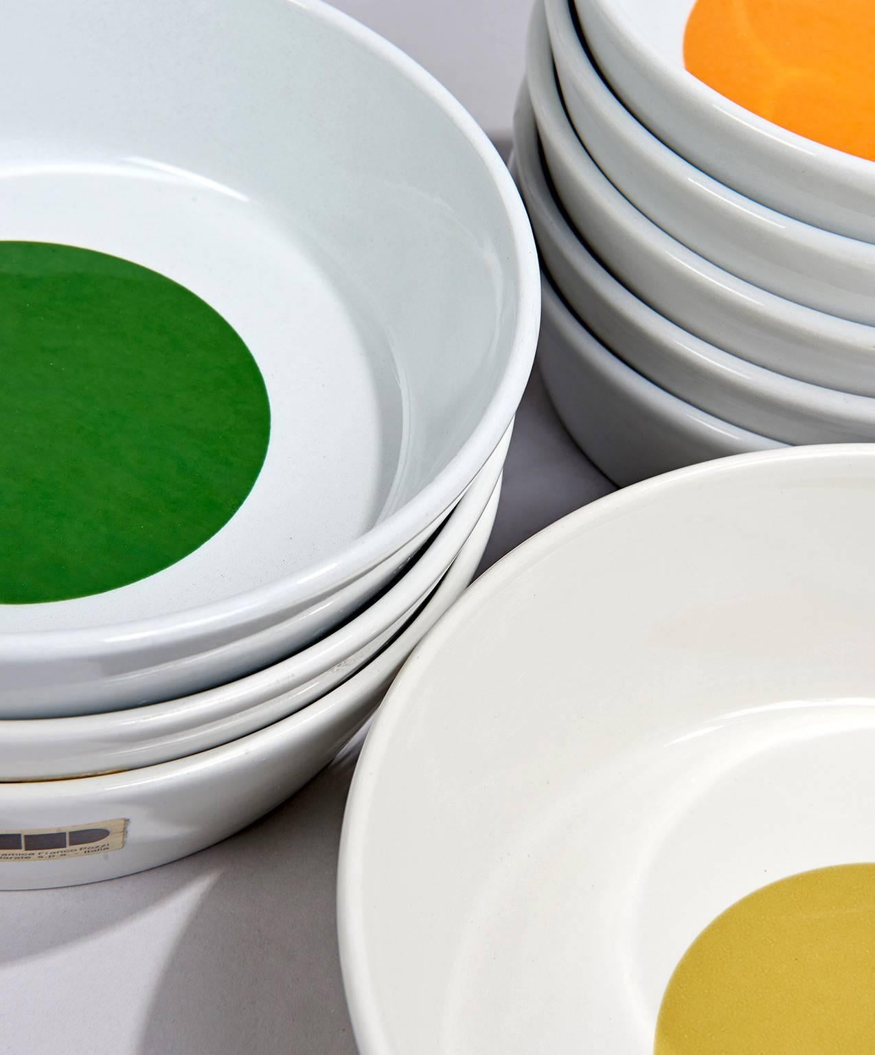 Collection of Colorful Bowls by Gio Ponti 1