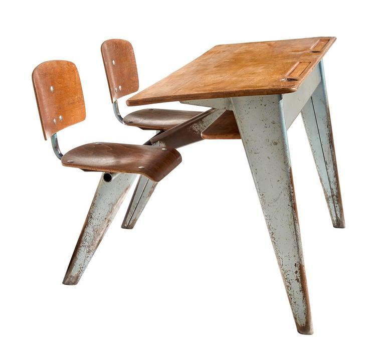 1946 Students' Desk by Jean Prouvé at 1stDibs