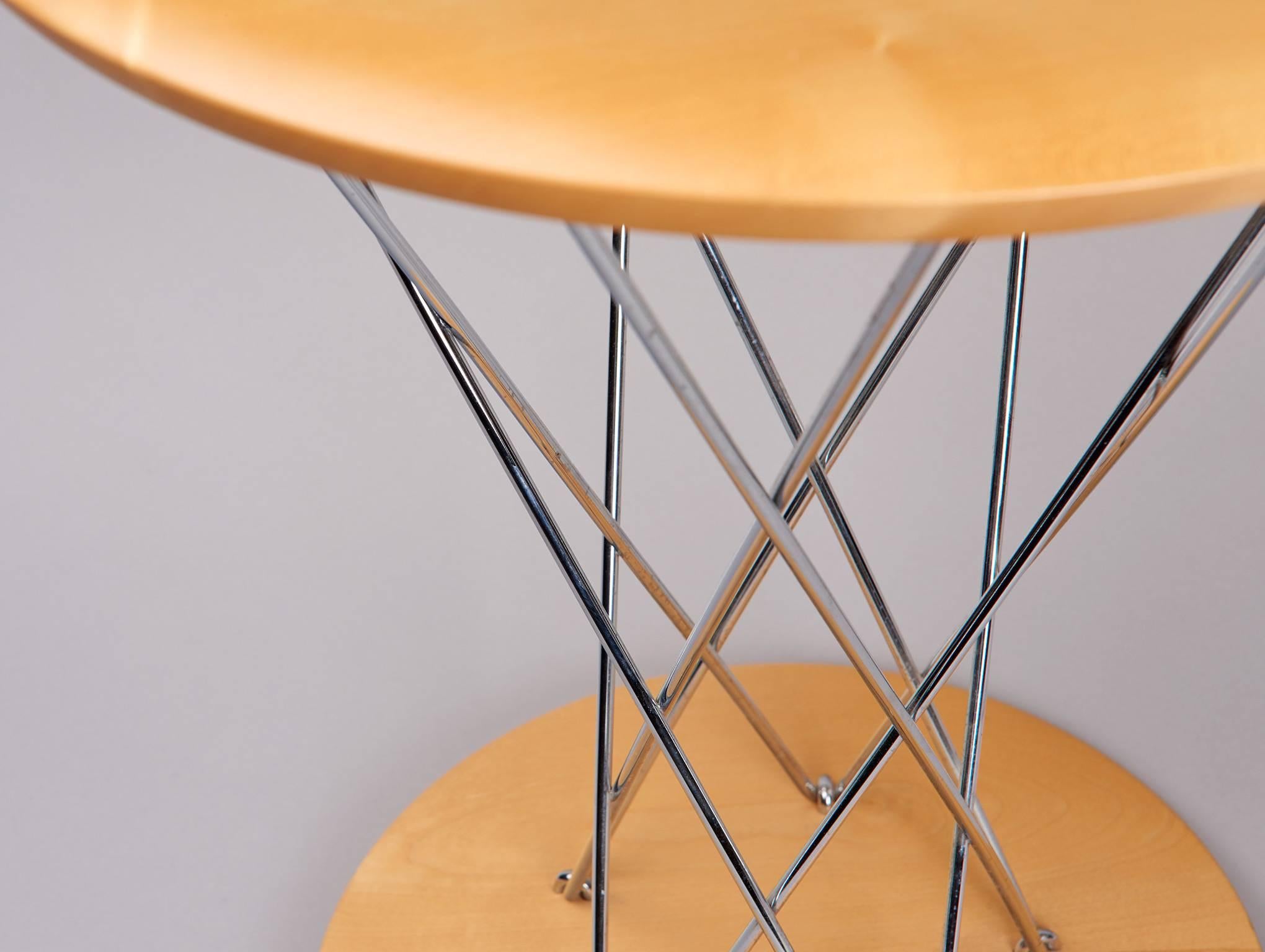 Plated Rocking Stool by Isamu Noguchi