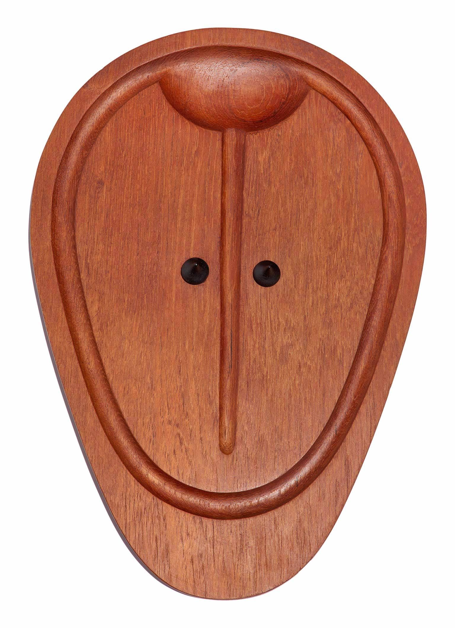 Teak Carving Board by Kay Bojesen In Excellent Condition In Los Angeles, CA