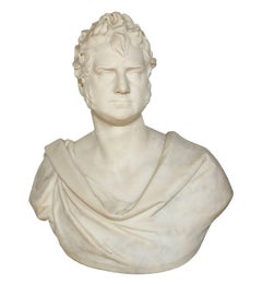 Marble Portrait Bust of George Boole, F.R.S. by Thomas Earle