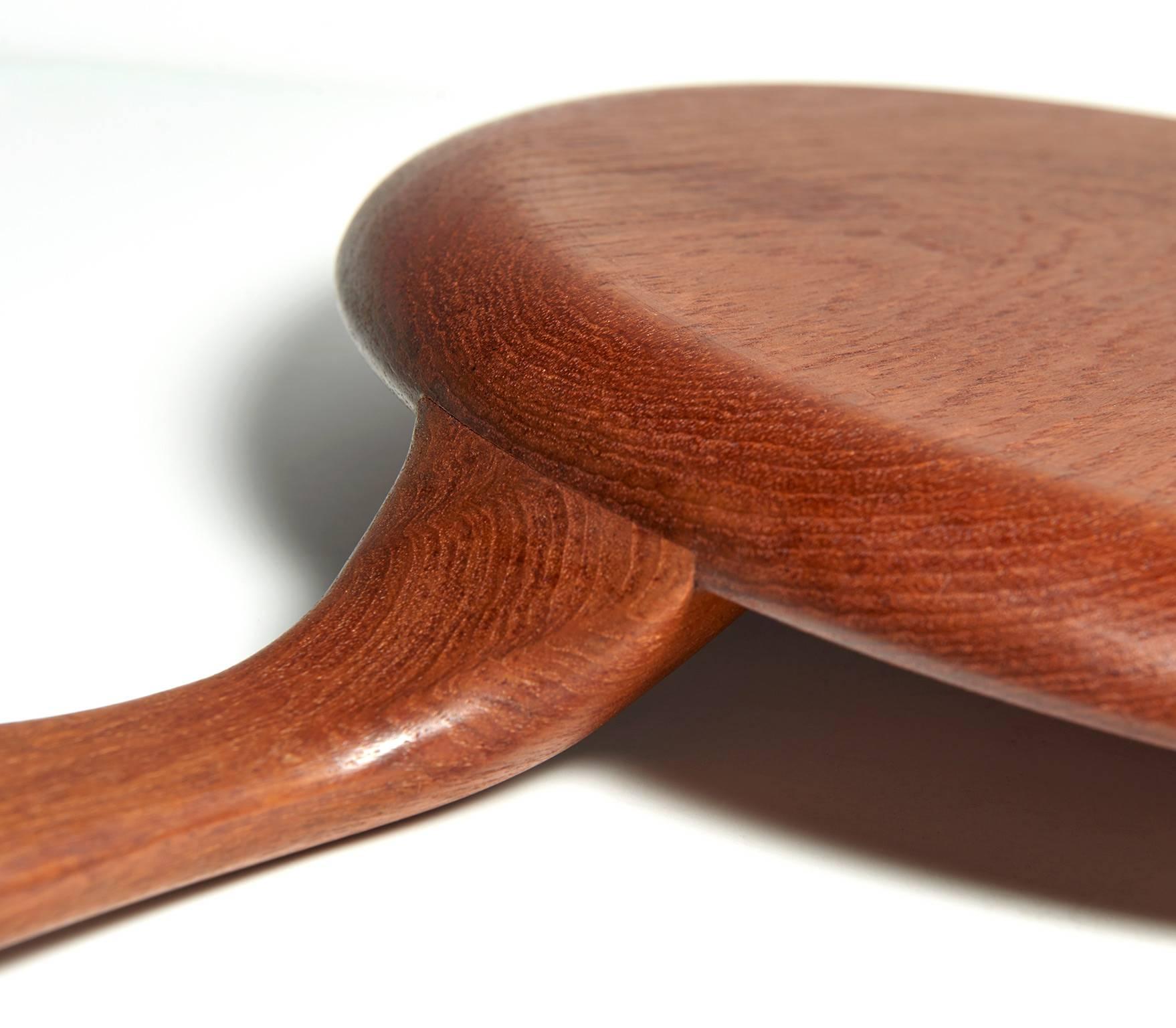 Mid-20th Century Serving Tray / Cheese Board in Solid Teak by Kay Bojesen