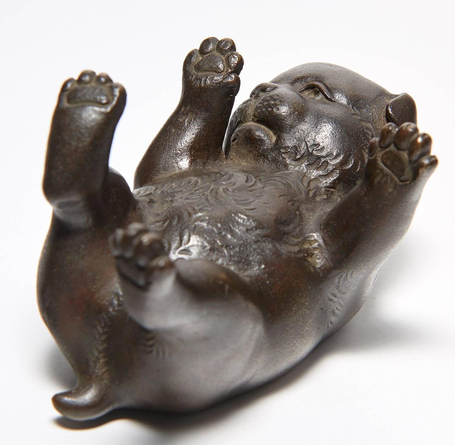 A beautiful bronze playful puppy. Lovely to hold.

Provenance: The Camilla and Earl McGrath Collection (until 2017) ; Joseph Rodina Gallery (until 1972)

 