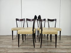 Mid-Century Dark Beech Dining Chairs by Carlo Enrico Rava, Italy, 1950