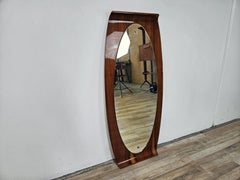 Wall mirror made of curved plywood by Campo e Graffi, 1960s