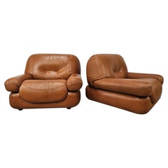 Pair of Sapporo armchairs by Mario Marenco for Mobil Girgi, 1970