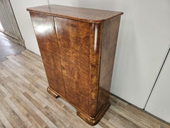 Credenza austriaca Art Decò anni '30 in radica di noce