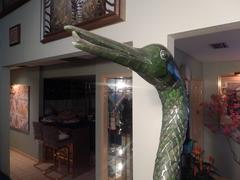 Pair of Massively Scaled Chinese Jade Cranes Sculpture