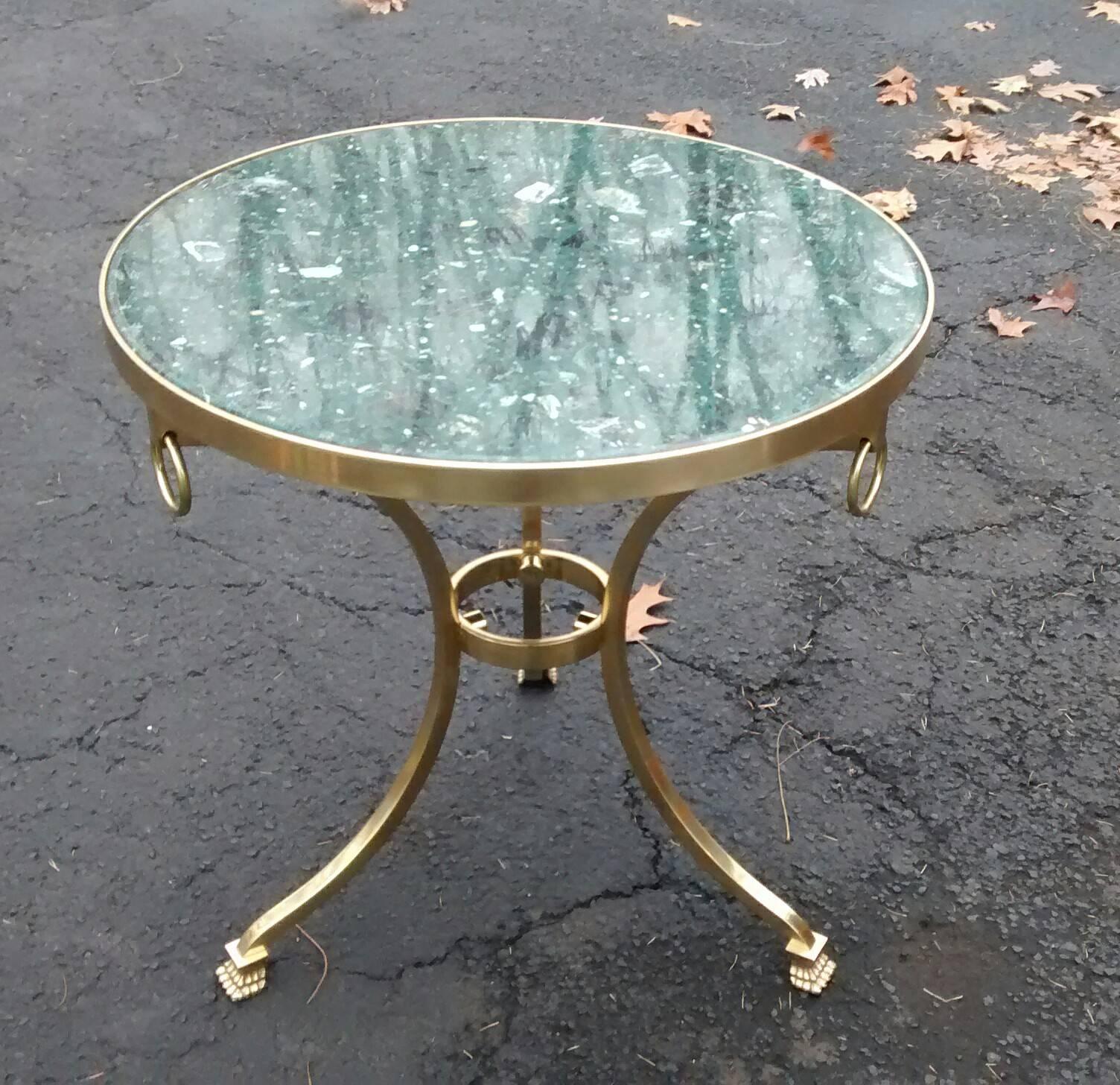 Maison Jansen Style Side Table In Excellent Condition For Sale In Southfield, MI