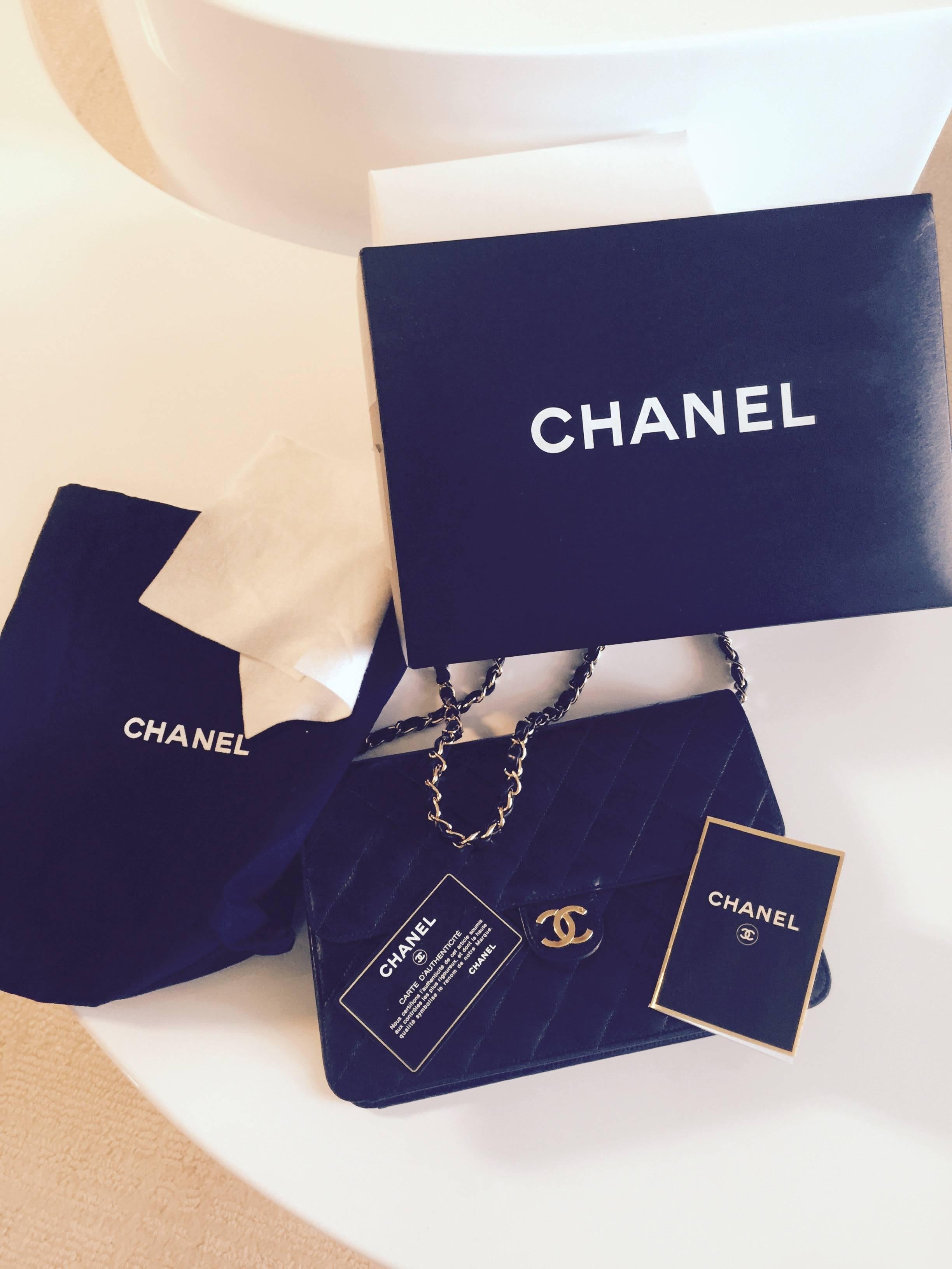 French Classic Chanel Handbag For Sale
