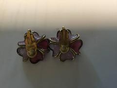 Large Chanel Gripoix Earclips