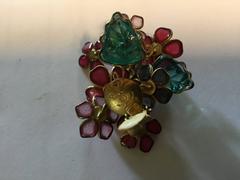 Large Chanel Gripoix Earclips