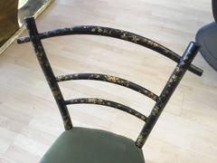 Four French Papier Mâché Chairs