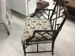 1940s Pair of Chinese Chippendale Chairs