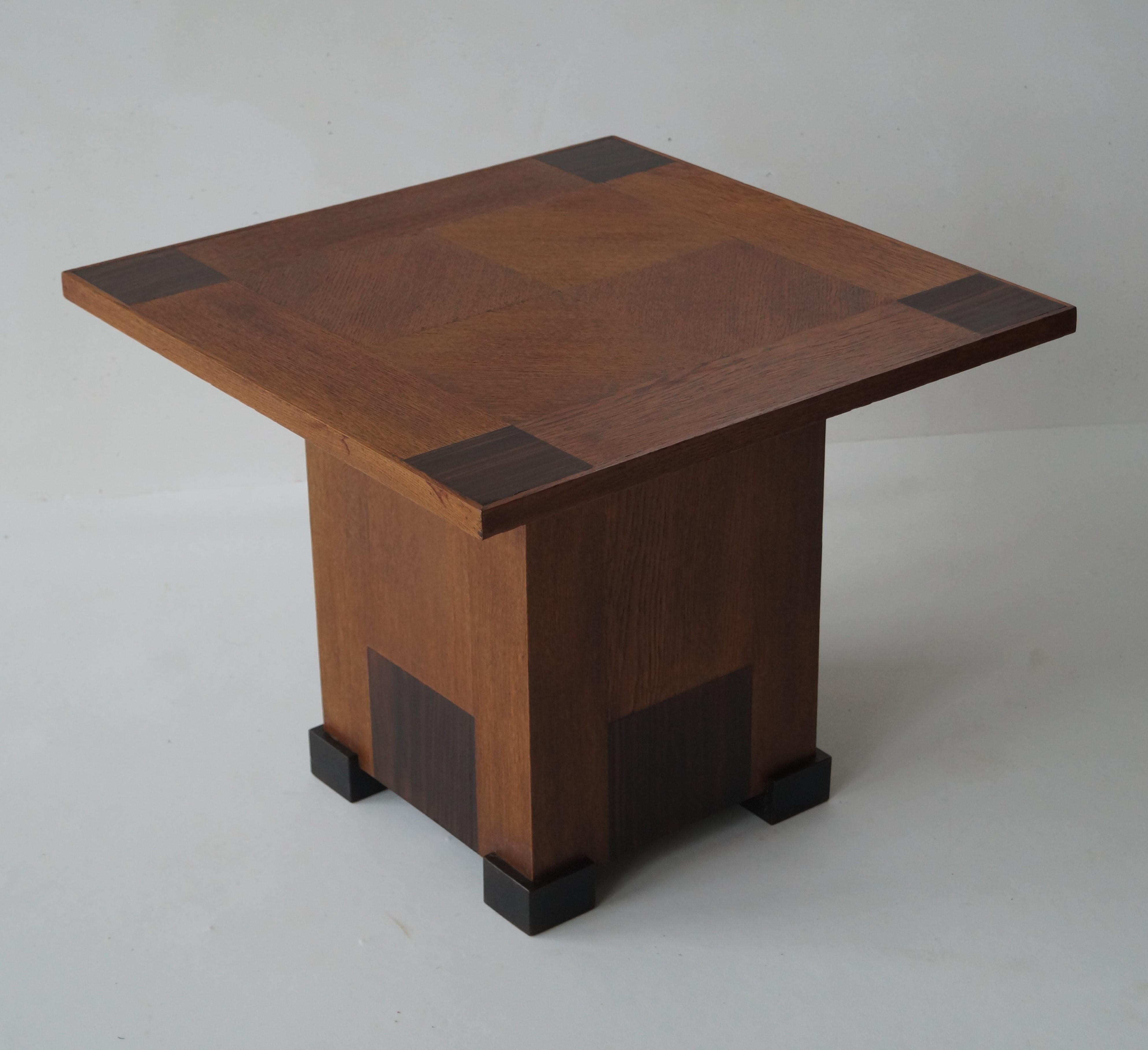 Dutch Art Deco Modernist coffee table in style of P.E.L. Izeren, 1920s 5