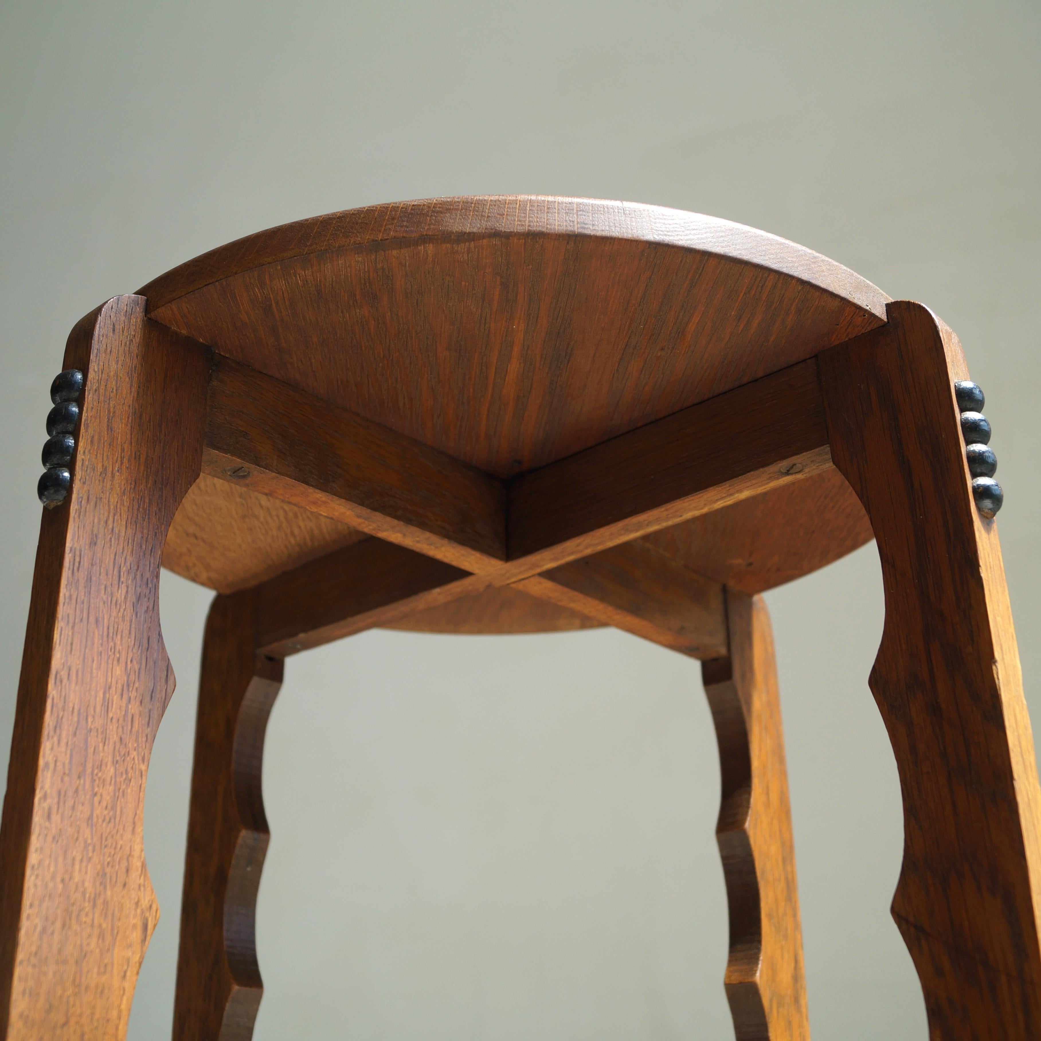 Guéridon hollandais Art déco École d'Amsterdam, années 1920 en vente 8