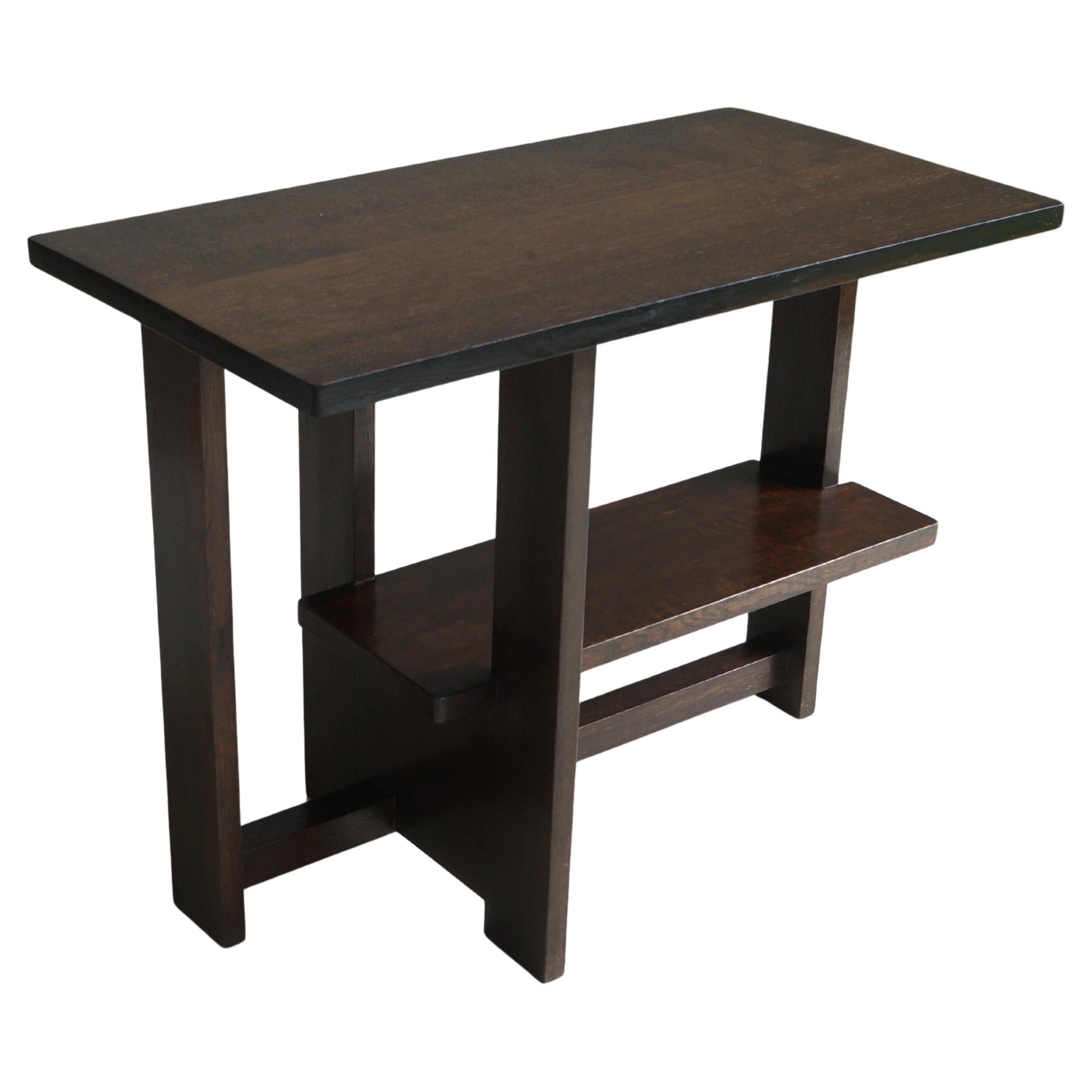 Dutch Art Deco modernist console table, The Hague School, 1920s For Sale