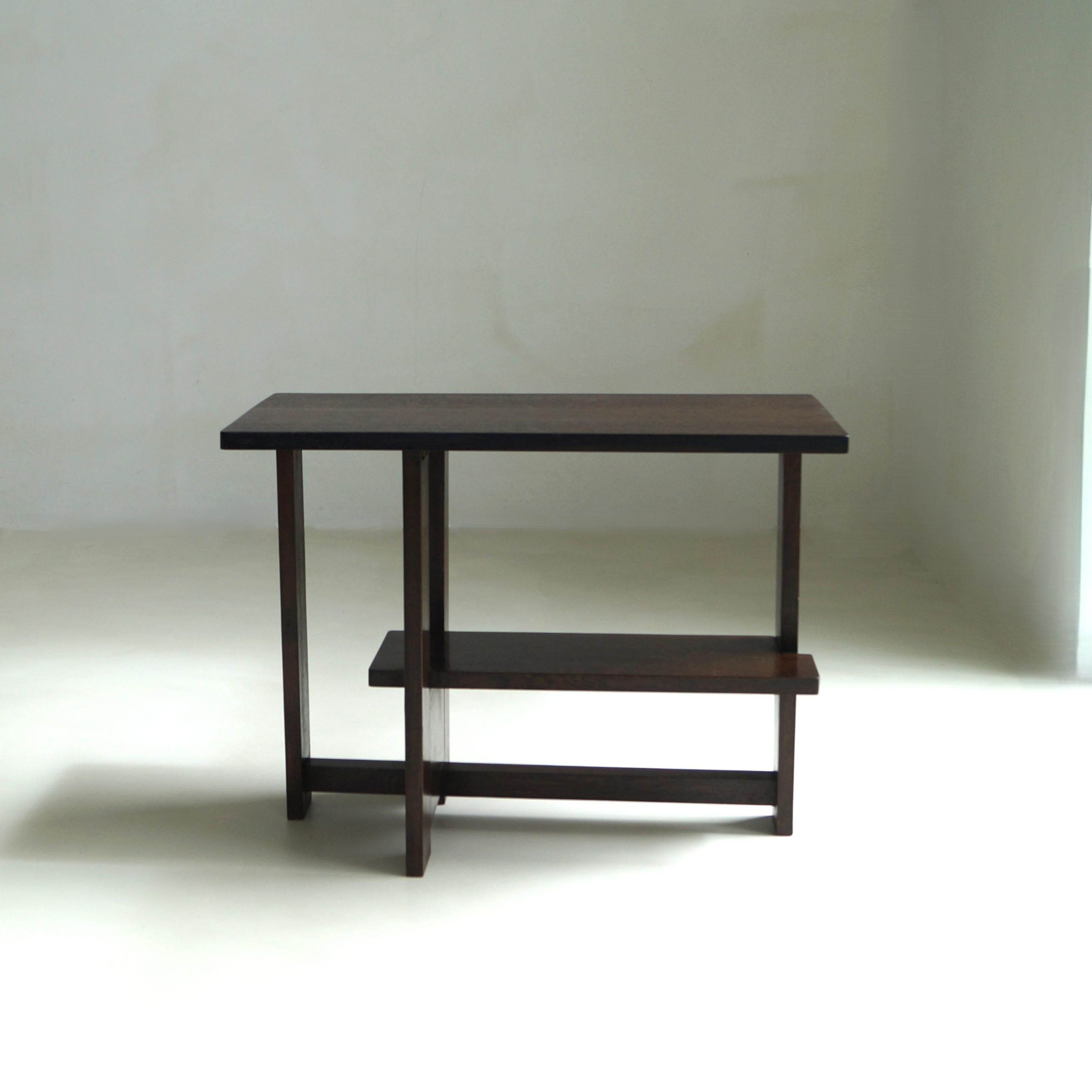 Dutch Art Deco modernist console table, The Hague School, 1920s For Sale 4