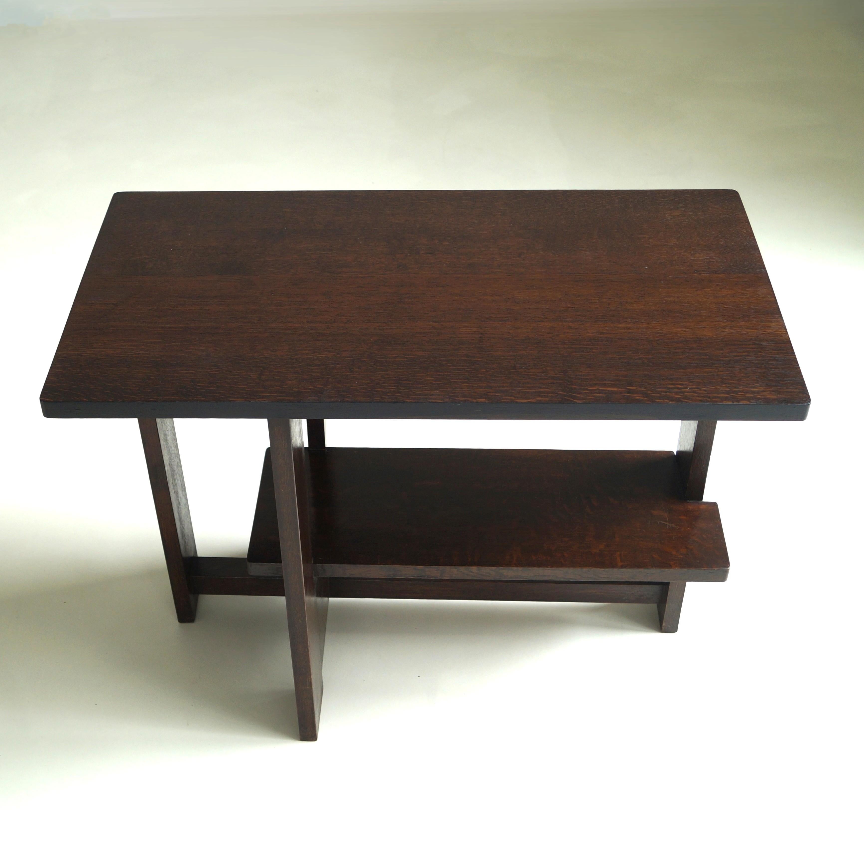 Dutch Art Deco modernist console table, The Hague School, 1920s For Sale 1