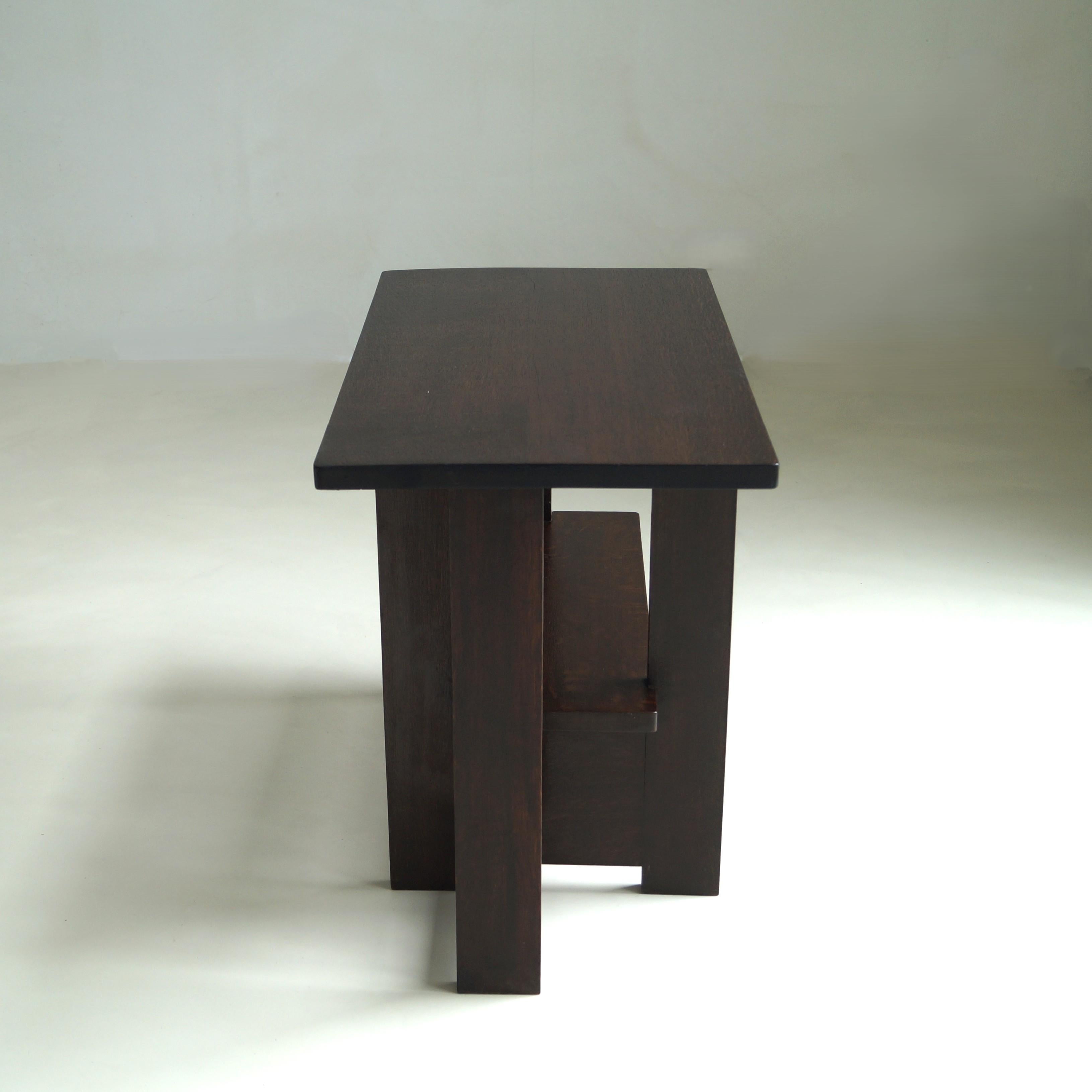 Dutch Art Deco modernist console table, The Hague School, 1920s For Sale 5