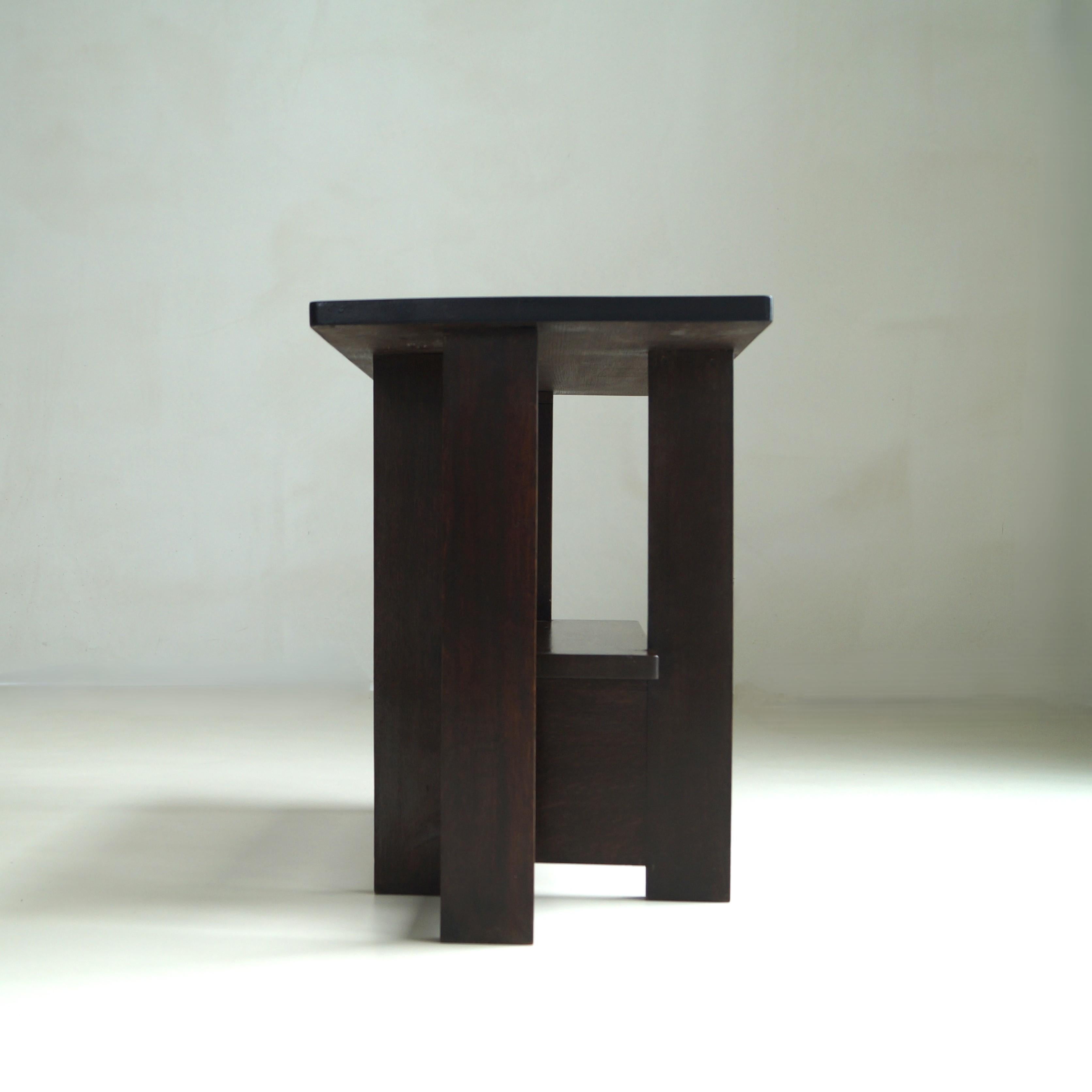 Dutch Art Deco modernist console table, The Hague School, 1920s For Sale 6