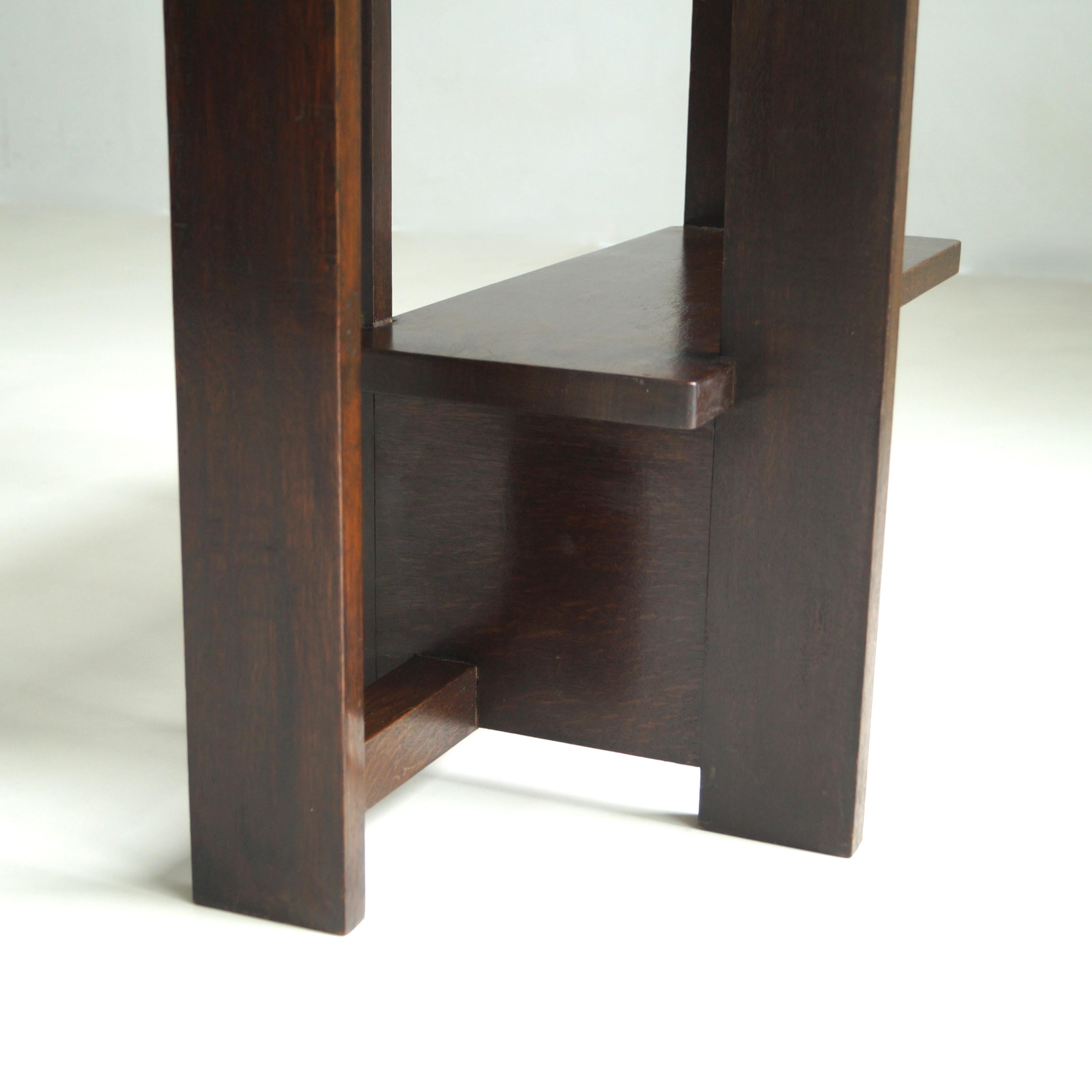 Dutch Art Deco modernist console table, The Hague School, 1920s For Sale 7