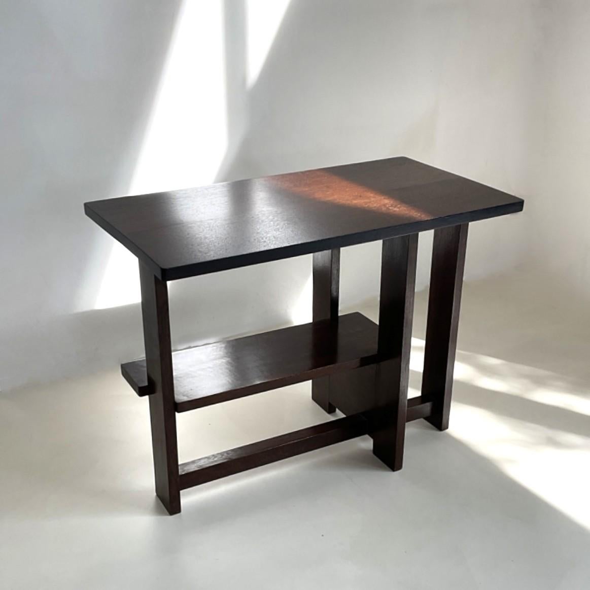 Dutch Art Deco modernist console table, The Hague School, 1920s For Sale 14