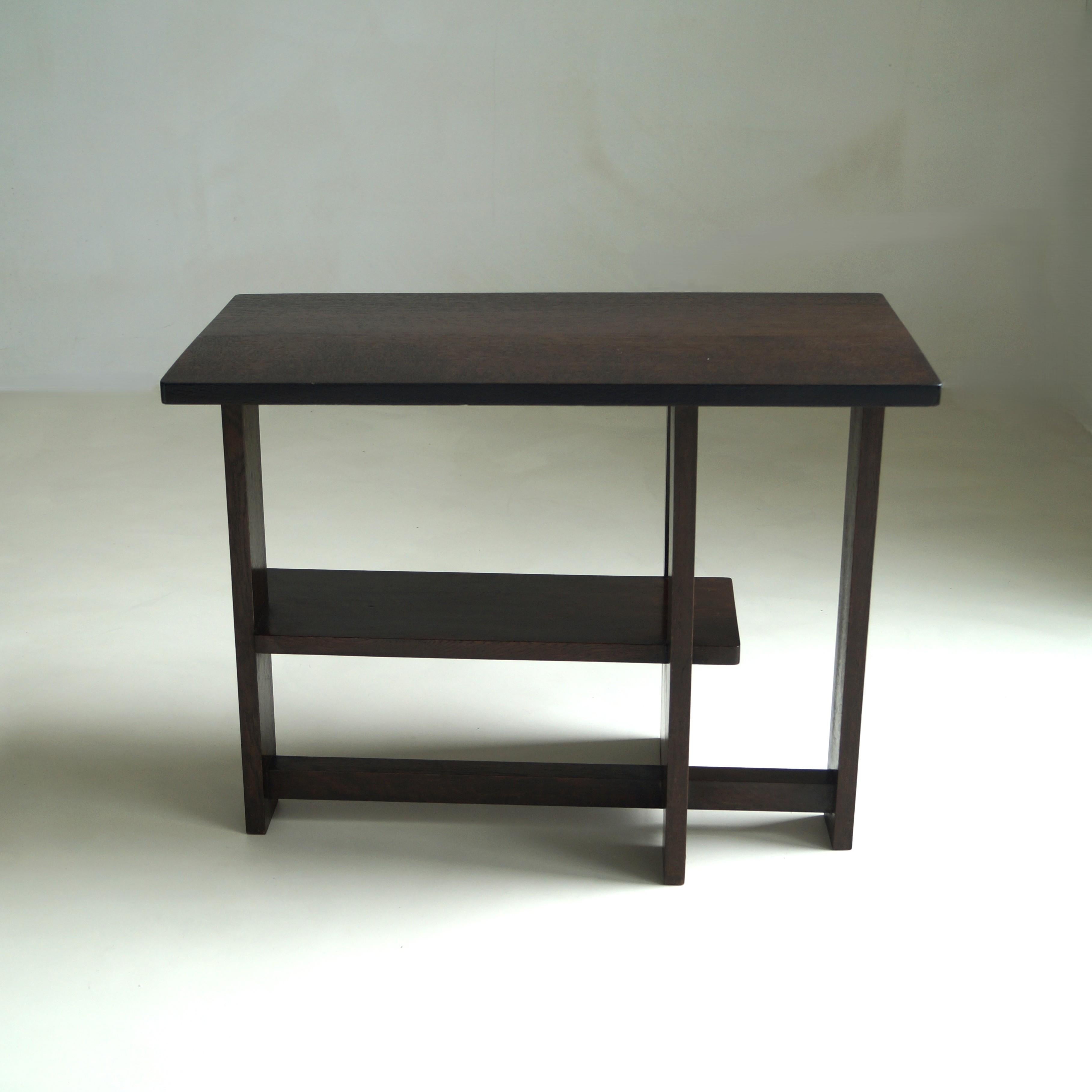Early 20th Century Dutch Art Deco modernist console table, The Hague School, 1920s For Sale