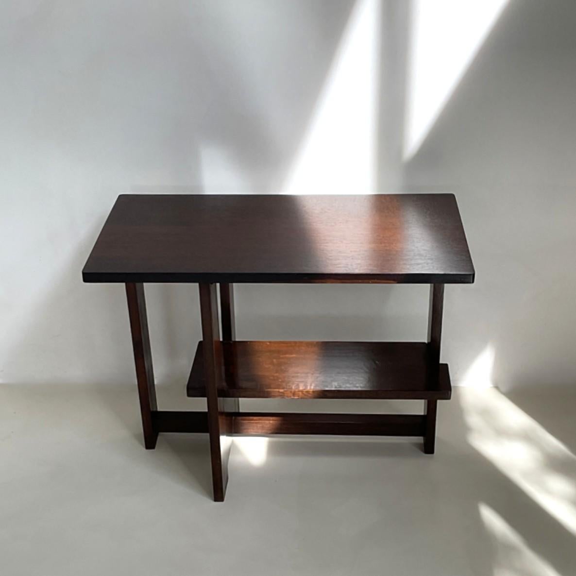 Dutch Art Deco modernist console table, The Hague School, 1920s For Sale 13