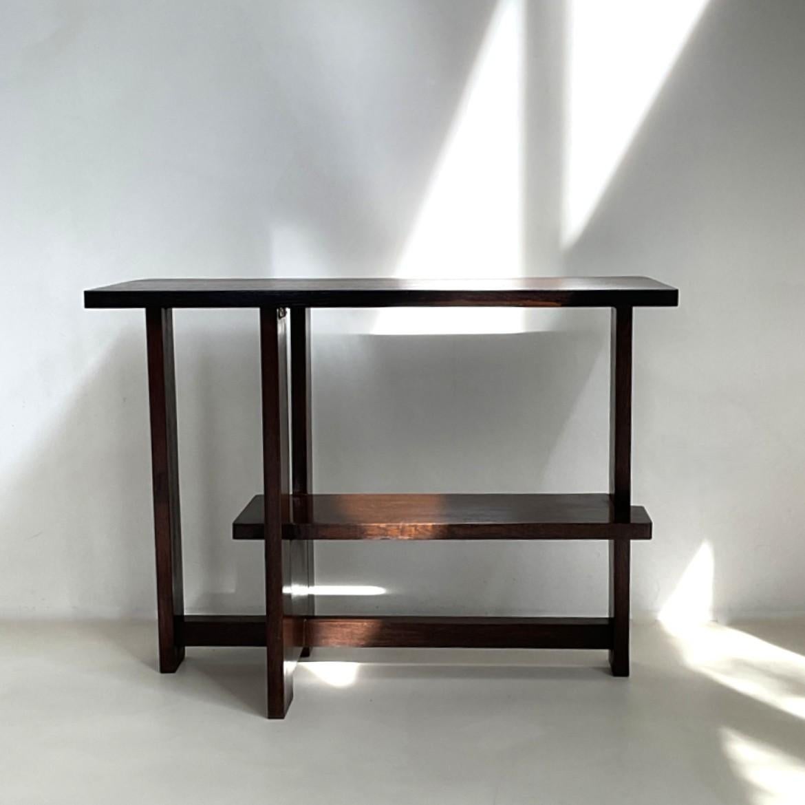Dutch Art Deco modernist console table, The Hague School, 1920s For Sale 12