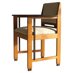 Dutch Art Deco modernist (Hague School) armchair by Anton Lucas, 1920s