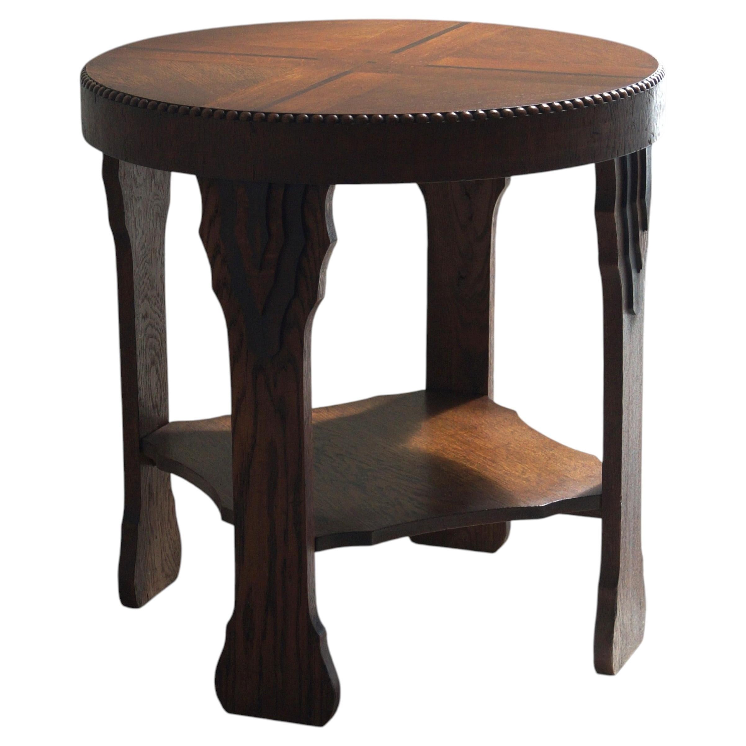 Mesa decorativa de estilo Art Déco holandés de la Escuela de Ámsterdam, década de 1920 en venta