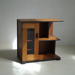 Dutch Art Deco Modernist The Hague School tea cabinet, 1920s