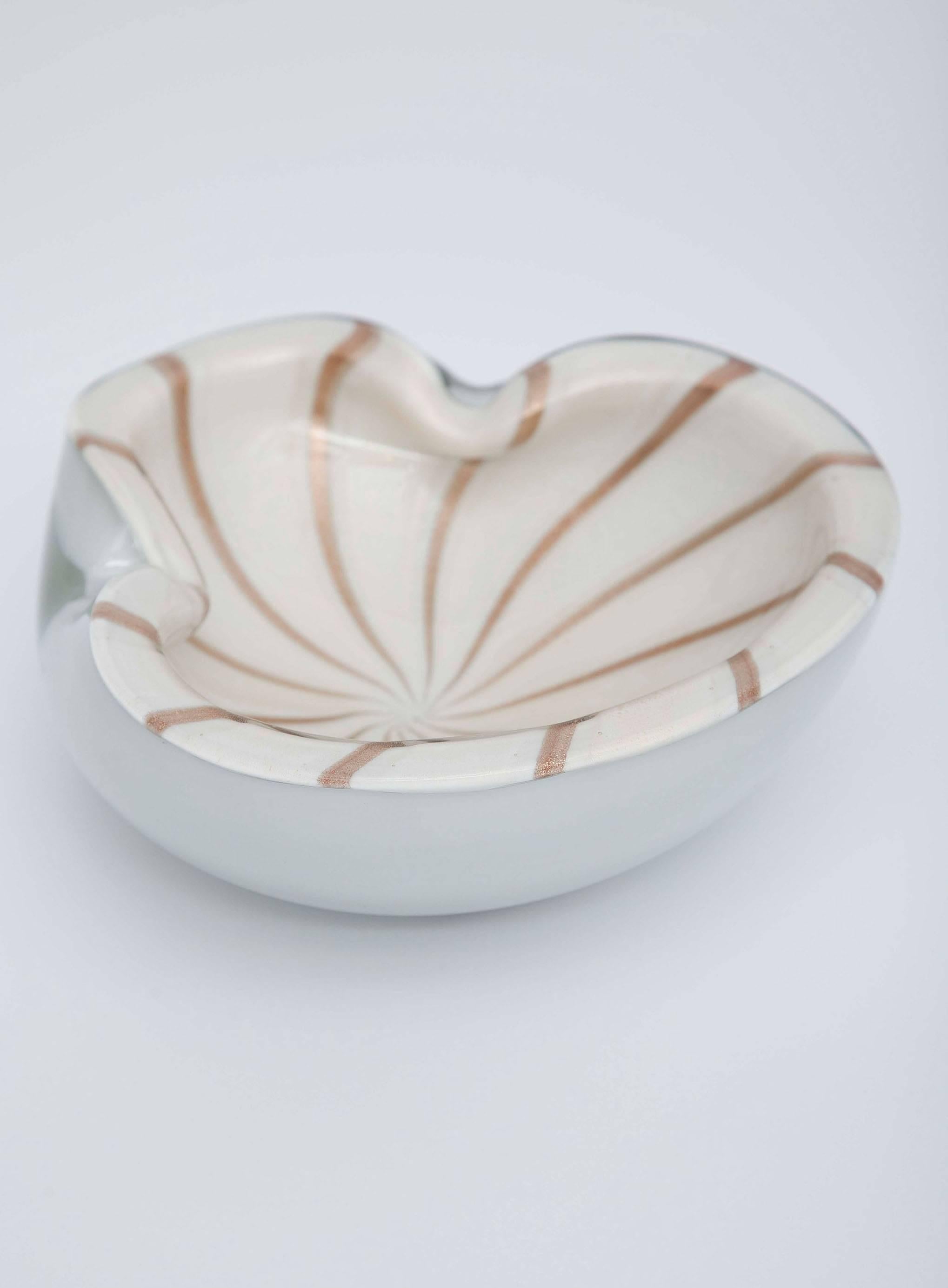 Italian Barbini Murano Glass Bowl