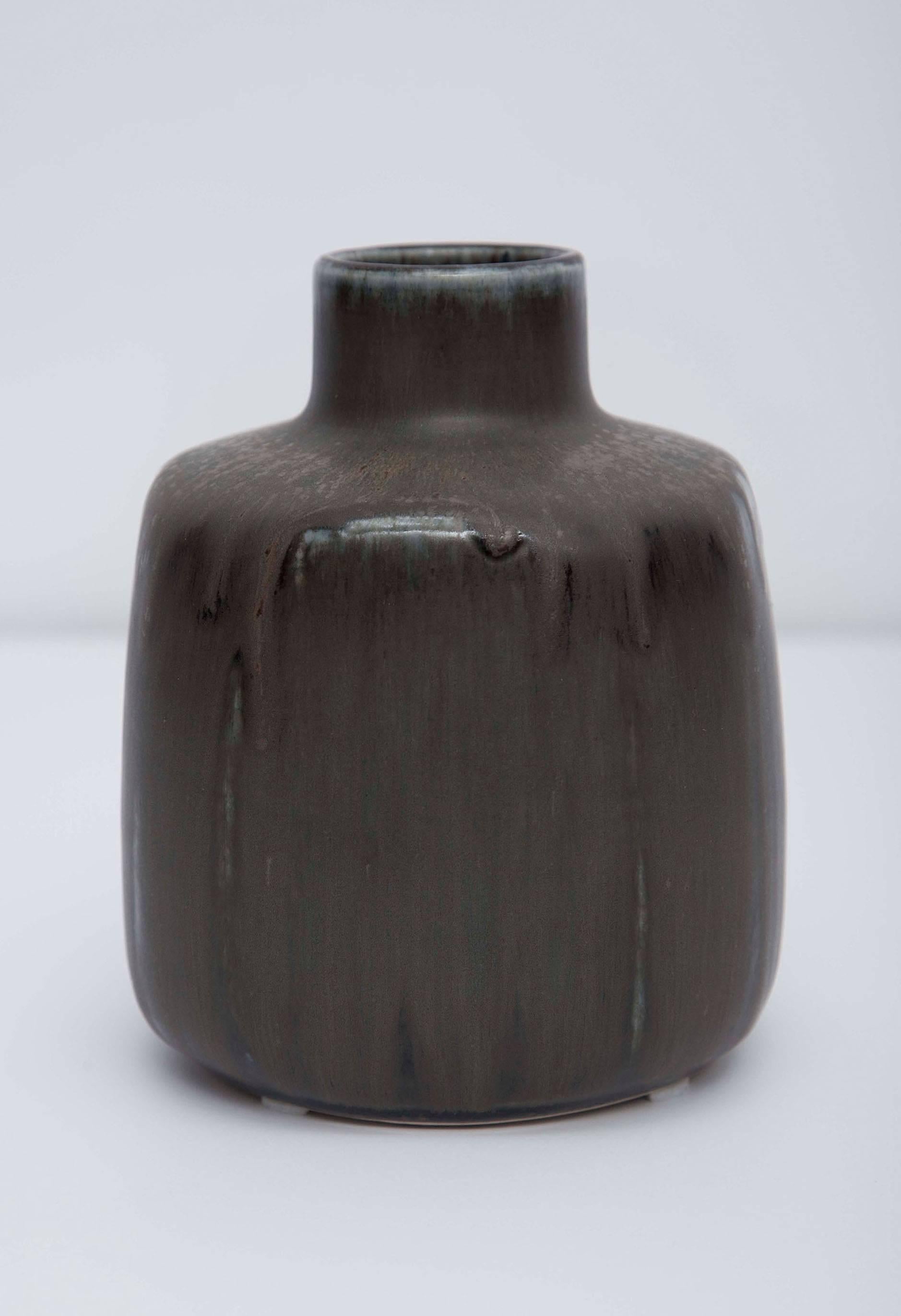 Scandinavian Modern Saxbo Stoneware Vase by Eva Stæhr Nielsen