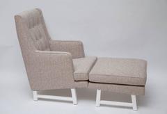 1950's Lounge Chair and Ottoman by Edward Wormley for Dunbar