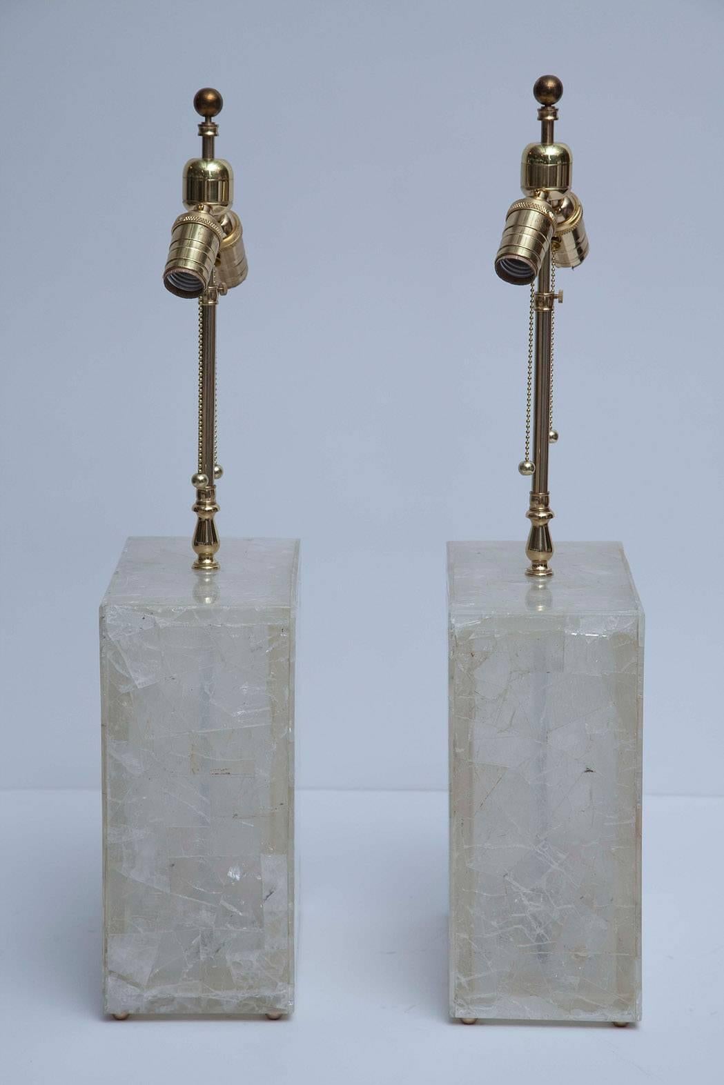 Organic Modern Rock Crystal Table Lamps